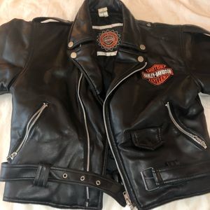 Vintage Leather Harley Davidson Jacket